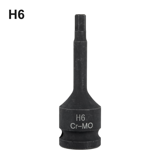 BTOER 1 Pc Electric Drill Socket Adapter 1/2 Inch Hex Head Air Wrench Screw Tap Socket Adapters 80mm Hand Tools Accessories