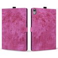 thumbnail image 2 of Case for iPad (A16) 11th Gen 2025/ iPad 10th Gen 10.9 inch 2022 with Stand, Card Slot, Auto Wake/Sleep, Embossed Cat PU Leather Cover, Rose, 2 of 7