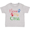 thumbnail image 3 of Inktastic I Love My Oma Grandchild Boys or Girls Baby T-Shirt, 3 of 5