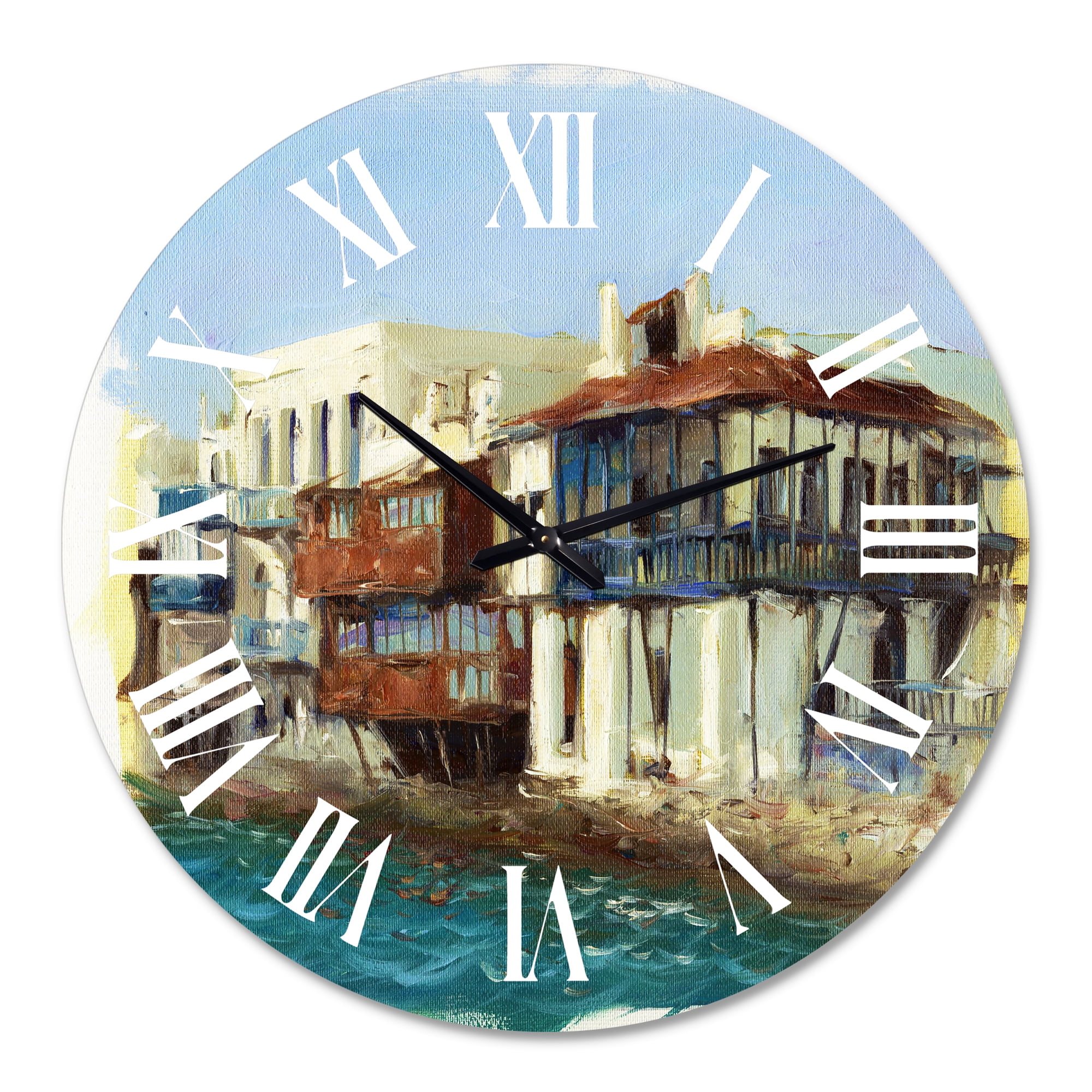 Designart 1 in Coastal Wall Clock