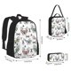 thumbnail image 2 of Easygdp Cute French Bulldog Mochila para Niños y Niñas con Set de Caja de Almuerzo y Estuche para Lápices 3 en 1, Mochila Escolar Estampada para Adolescentes, 2 of 7