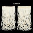 thumbnail image 1 of Typpkmm Hair Extensions, 5 Clip Recto Synthetic Fiber, 22 Inch Red Black Blonde Clip In Hairpiece for Women, 1 of 7