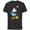 Black, variant on Disney Vintage Minnie Mouse in Pillbox Flower Hat - Short Sleeve Cotton T-Shirt for Adults - Customized-Black