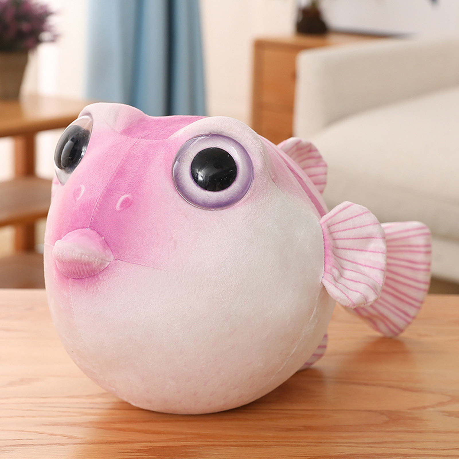 LIWEN 26/33/43cm Pufferfish Plush Toy Ugly And Cute Animal Doll