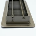 thumbnail image 6 of Fits 4x12 Duct Opening Floor Register with Louvered Design by Handua | Heavy Duty Walkable Design with Damper | Floor Vent Grille | Easy to Adjust Air Supply Lever | Brown, 6 of 8