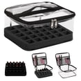 thumbnail image 1 of Bolsa organizadora de esmaltes de uñas Beloving con capacidad para 30 botellas, color negro, 1 of 8