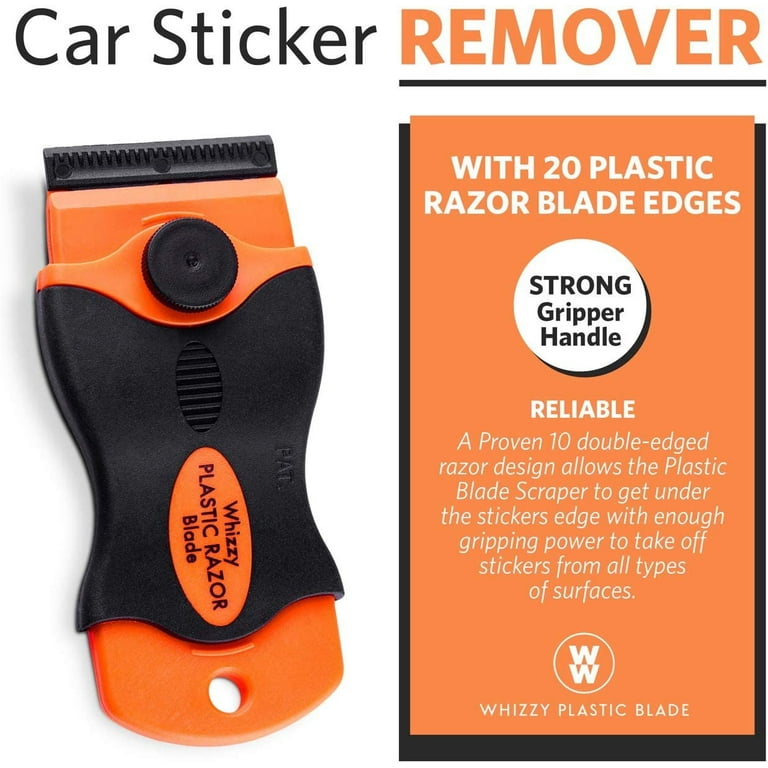 Blade Scraper Cleaning Car Sticker Remover Plastic/Carbon Razor Residue 10  piece