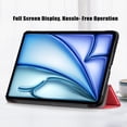 thumbnail image 2 of Allytechgroup Case for iPad Air 11" M2 2024 (6th Gen),iPad Air 5th/Air 4th Gen Case 10.9" (2022/2020) & iPad Pro 11 2018 (1st Gen) Trifold Stand Cover with Screen Protector/Auto Sleep/Wake, Red, 2 of 10