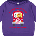 thumbnail image 3 of Inktastic Fire Truck 3rd Birthday Boy Toddler Hoodie, 3 of 4