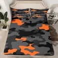 thumbnail image 7 of Erosebridal Camouflage Camo Full Sheet Sets,Military Theme Bedding Full Size,Lightweight Bed Sheets Set Full Size,Abstract Geometric Decoration,4pcs, 7 of 7