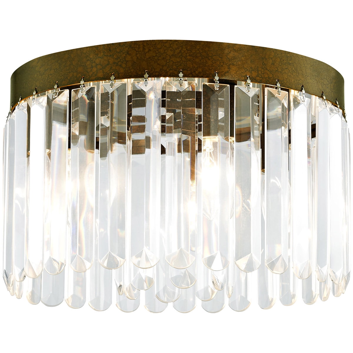 4 Light Palacial Bronze Ceiling Light fixture with Steel base material