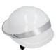 thumbnail image 5 of Casco blanco con absorción de impactos, protección ajustable para casco con banda reflectante para sitios de construcción, 5 of 10