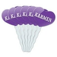 thumbnail image 1 of Karmen Heart Love Cupcake Picks Toppers - Set of 6, 1 of 1