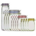 thumbnail image 1 of keepw Sac à Bouteille Portable Scellé Anti-Humidité Sac de Rangement Alimentaire Collations 12 Pcs, 1 of 8