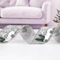 thumbnail image 3 of 5cm Christmas Ribbon Christmas Tree Ornament Printed Ribbon, 3 of 3