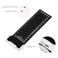 thumbnail image 1 of Ccdes Teclado de Silicona Médica Ultra Delgado,Teclado Inalámbrico BluetoothUSB Portátil,Impermeable,A Prueba de Polvo,A Prueba de Radiación,Apoyo Windows XP/Win7/Win10/Vista/Android(Negro), 1 of 8