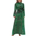 thumbnail image 2 of PCB Printed Circuit Board Long Dress Summer skirt Women's dress dresses with long sleeves, 2 of 5