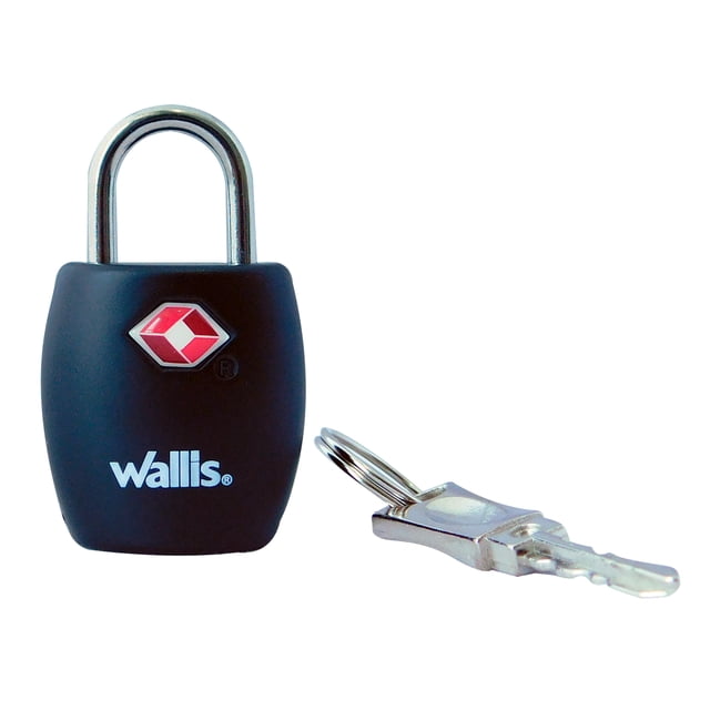 Candado Llave TSA Multiusos WALLIS Negro Pequeño Seguridad A810324