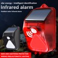 thumbnail image 1 of QINXIN Solar Alarm Light 3 Modes Ip65 Waterproof Remote Control Sensor Burglar Alarm Wall Lamp For Driving Wild Animal, 1 of 7