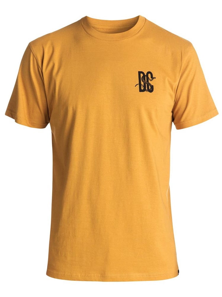 DC Men's Snake T-Shirt Amber Gold S 