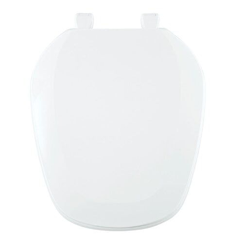 Centoco EMB201001 Eljer Emblem Round Plastic Toilet Seat with Square
