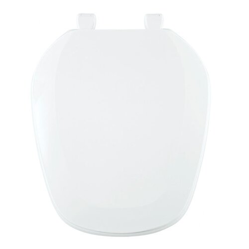 Centoco EMB201001 Eljer Emblem Round Plastic Toilet Seat with Square