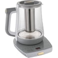 thumbnail image 5 of Elegant Clear Glass Kettle,Stainless Steel 1.8L Tea Maker Water Boiler, Multifunctional Electric Kettle Teapot Egg Boiler Soup Cooker with Strainer and Egg Holder, 5 of 9