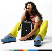 Skullcandy Stomp Bluetooth Speaker – IPX7, LED Lights & Strobe Modes, 12H Battery, Bone