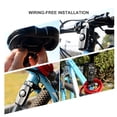 thumbnail image 4 of Alarma inalámbrica con bocina B, alarma de disparador de vibración antirrobo recargable por USB, alarma antirrobo para bicicleta, diseño aerodinámico, 4 of 8
