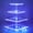 Blue, variant on Cupcake Stand, 4-Tier Square  Cupcake Display Stand with LED String Lights Dessert Tower Pastry Stand for Birthday or Wedding Party