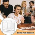 thumbnail image 2 of Acrylic Card Storage Case – 3-Slot Booster Pack Holder, Deck Display And Organizer, Durable Transparent Box | Collector Card Container For Desktop Collection Display Home Organization And Easy Access, 2 of 9