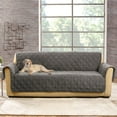 thumbnail image 2 of SureFit Mink Sofa Furniture Cover in Dark Gray, 2 of 4