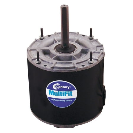Permanent Split Capacitor Condenser Fan - Century 1/8 to 1/12 HP Condenser Fan Motor, Permanent Split Capacitor, 1075 Nameplate RPM, 208-230 Voltage, Fram - 9722