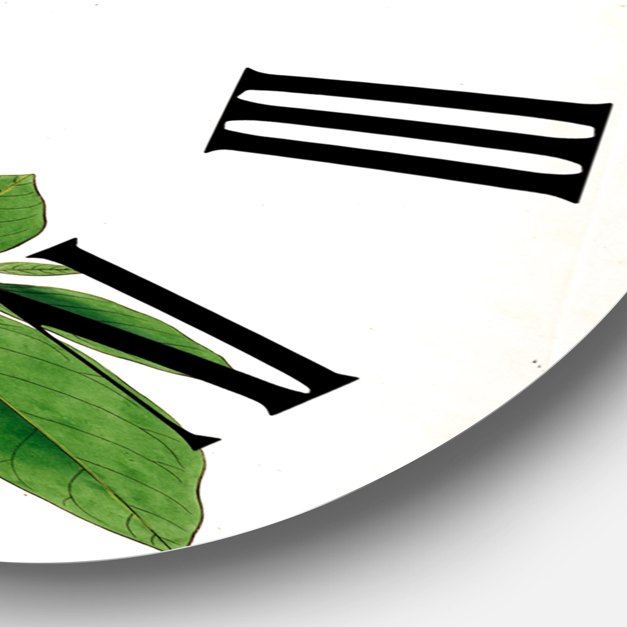 Designart 1 in Quartz Farmhouse Wall Clock