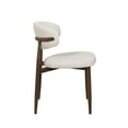 thumbnail image 3 of New Classic Furniture Royce Metal/Fabric Side Chair in Beige (Set of 2), 3 of 7
