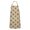 Brown Christmas Tree, variant on Brown Christmas Gingerbread Apron-Garden Aprons for Women with Pockets-Cotton Linen Waterproof Kitchen Cooking Gardening Aprons Adjustable for Kitchen,Cooking,BBQ and Salon 32"x27"