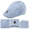 thumbnail image 3 of Boina de bebé estriada Boina de conejito para niños Boina de conejo para niños pequeños Sombrero para niños, 3 of 6