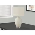 thumbnail image 5 of Lighting, 28"H, Table Lamp, Cream Ceramic, Ivory / Cream Shade, Contemporary, 5 of 8