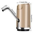thumbnail image 2 of Pompe à Eau Électrique Automatique Rechargeable USB 0.6L Quantitative Outil de Pompage Intelligent, Or, 2 of 9
