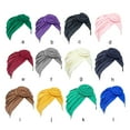 thumbnail image 4 of Jygee African Turban Ingenious Pre-Tied Stylish High Elastic Fashion Headwear Headwraps Head Cover Hair Wraps for Women Green, 4 of 5