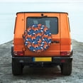 thumbnail image 4 of Haiem Spare Tire Cover , Wheel Cover with Abstract Vintage Fox and Plants printed, Camper Spare Tire Cover Fit for Jeep Wrangler Rv SUV Truck Travel Trailer-14 inch, 4 of 8