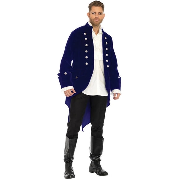 Long Velvet Coat Men's Adult Halloween Costume