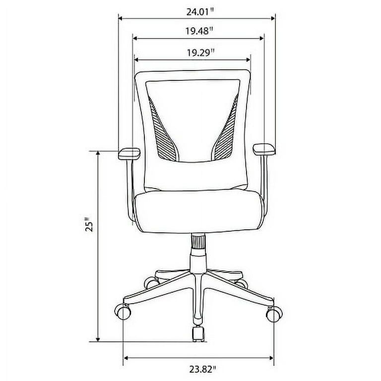 Brenton Studio Radley Task Chair Black Walmart
