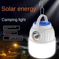 thumbnail image 2 of Luz Solar para acampar al aire libre, bombilla Led portátil, luz de tienda ultrabrillante y recargable, emergencia, 2 of 5