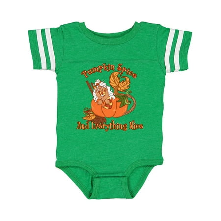 

Inktastic Pumpkin Spice and Everything Nice Mermaid in Pumpkin Gift Baby Boy or Baby Girl Bodysuit