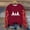 Red, variant on WXLWZYWL Christmas Pullovers for Women Christmas Sweatshirts Funny Snowman Print Crewneck Long Sleeve Sweater Casual Tops Shirts