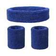 thumbnail image 2 of Sweatband Set 1 Headband And 2 Wristbands For Sports & More, 2 of 2