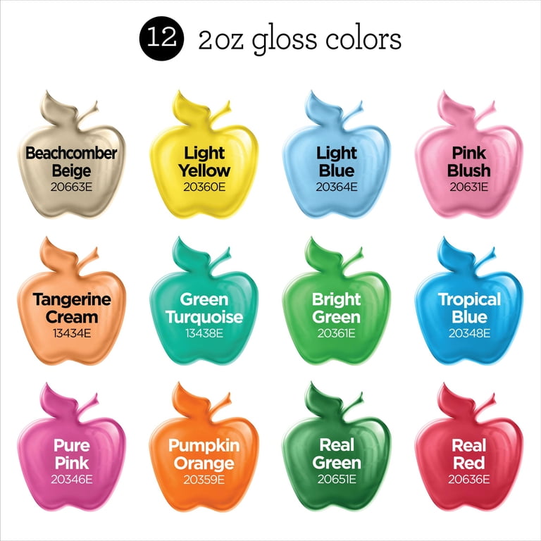 Apple Barrel Fiesta Acrylic Paint Set, 12 Colors photo 3