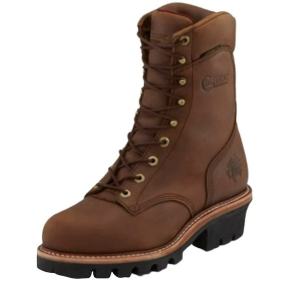 Chippewa Men's 9" Waterproof Insulated Steel-Toe EH Logger Boot
