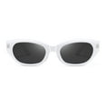 thumbnail image 1 of Cat Eye Glasses for Women Hexagonal Eye Pack Vise Z87 Frame Light Blocking Lens Thin Wire Glasses Big Frame Women Hot for Women 70's Glasses Rectangular for Women Non compatible with Polarized for, 1 of 4